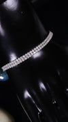 925 Sterling Silver Double-line Tennis Bracelet