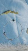 925 Sterling Silver Evil Eye Infinity Anklet