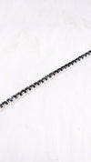 925 Sterling Silver Midnight Tennis Bracelet