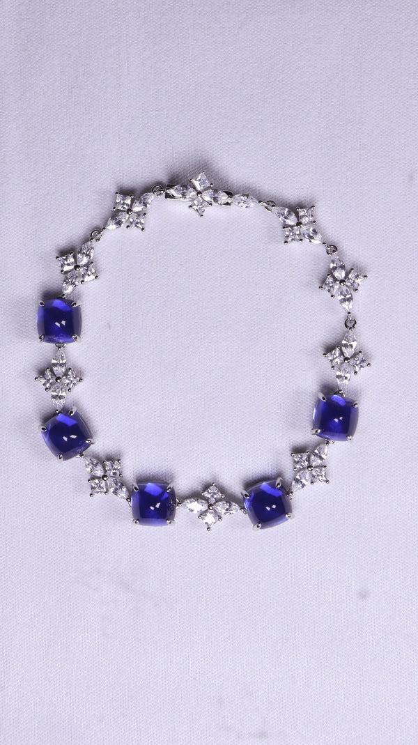 925 Sterling Silver Emerald Glow Silver Bracelet