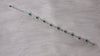 925 Sterling Silver Emerald Glow Silver Bracelet