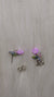 925 Sterling Silver Lilac Petal Studs.
