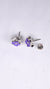 925 Sterling Silver Royal Lavender Studs.