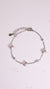 92.5 Sterling Silver Pink Spark Link Bracelet