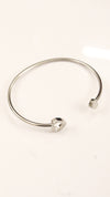 92.5 Sterling Silver Twin Spark Open Bracelet