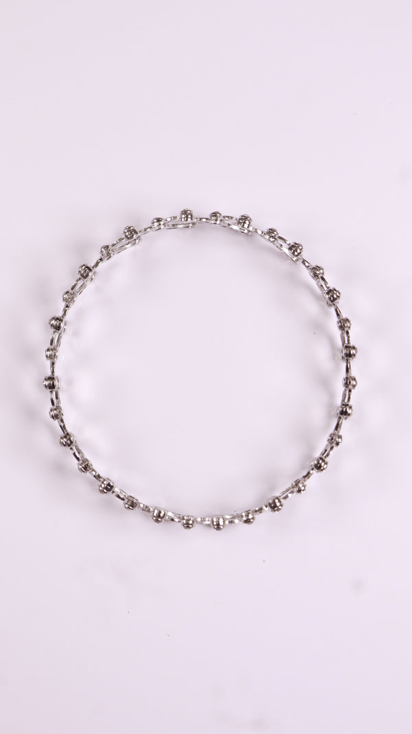 92.5 Sterling Silver Flexi Bloom Ring-Bracelet [Silver]