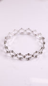 92.5 Sterling Silver Flexi Bloom Ring-Bracelet [Silver]