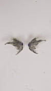 Angel Wing Silver Stud Earrings