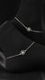 925 Sterling Silver Oxidised Floral Anklets.