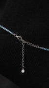 Dreams in Blue Silver Duo (Single Anklet)
