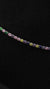 925 Sterling Silver Multicolour Line Anklets.