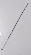 92.5 Sterling Silver Midnight Blue Spark Tennis Bracelet