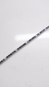 92.5 Sterling Silver Midnight Blue Spark Tennis Bracelet