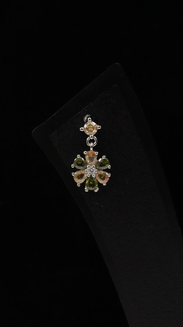 925 Silver Bloom Spark Set