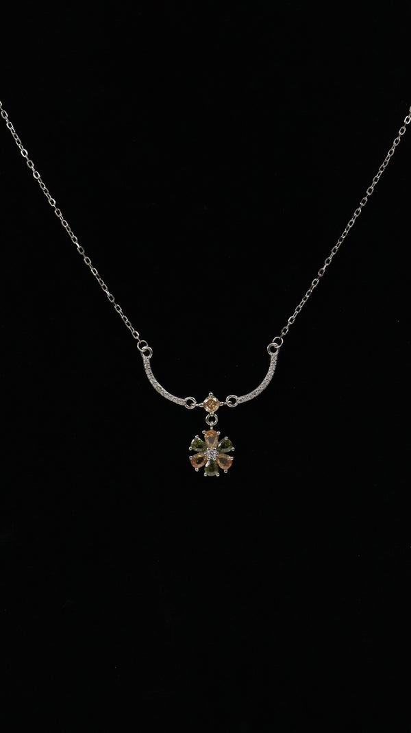 925 Silver Bloom Spark Set