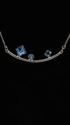 Blue Spark Necklace & Bangle Combo
