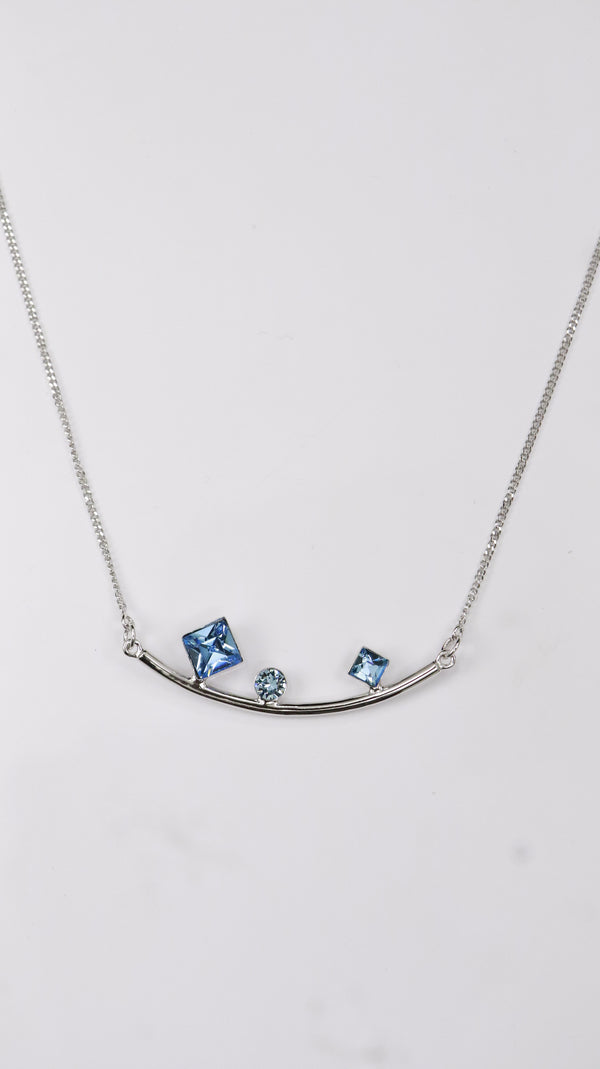 Blue Spark Necklace & Bangle Combo