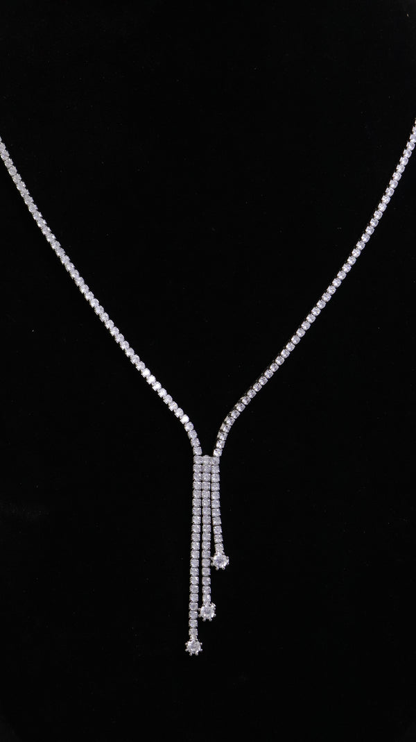 925 Silver Triple Drop Sparkle