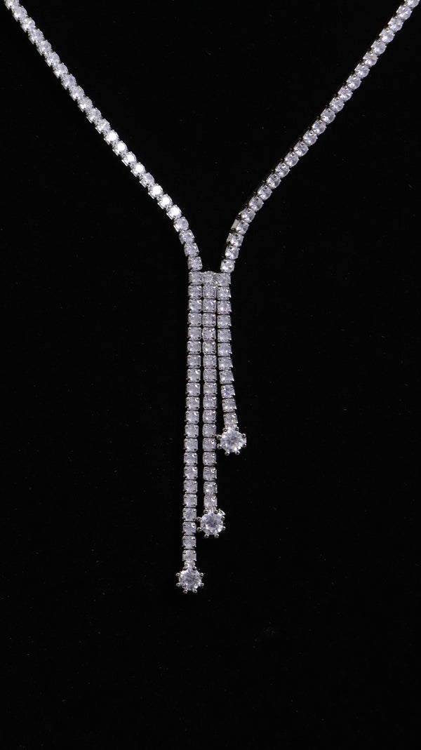 925 Silver Triple Drop Sparkle