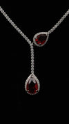 925 Silver Ruby Drop Grace