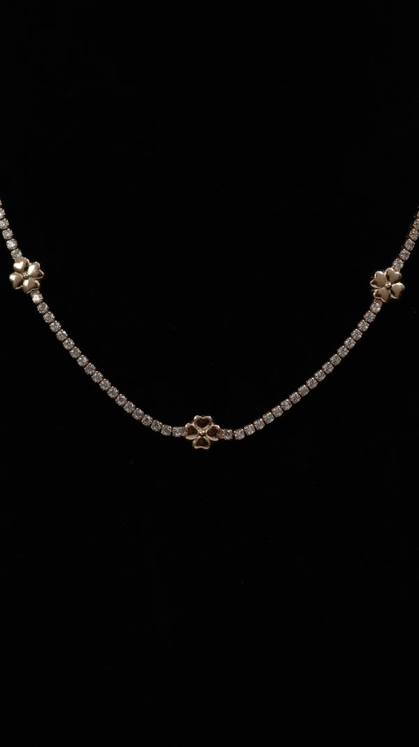925 Silver Blossom Sparkle Chain