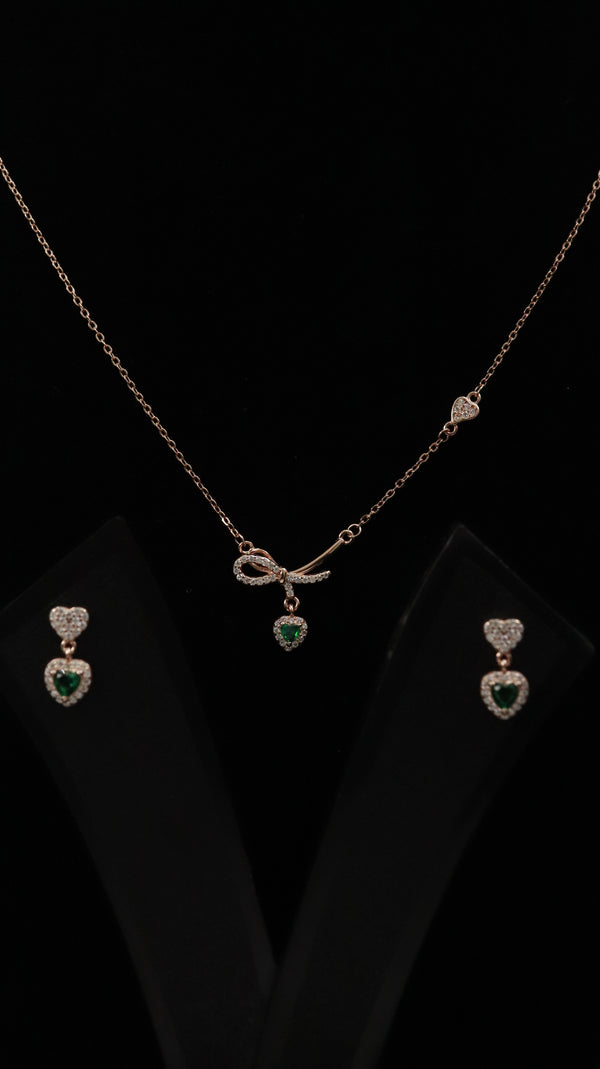 925 Silver Heart Promise Set