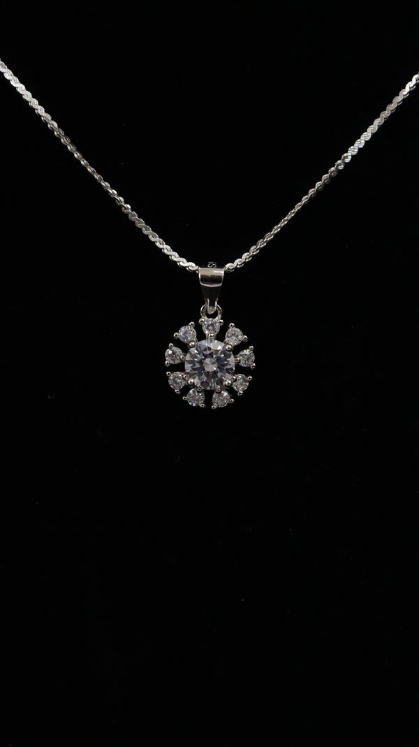 925 Silver Snow Glow Set