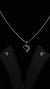 925 Silver Heart Spark Set