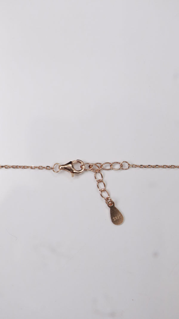 925 Silver Rose Bloom Set