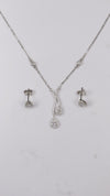 925 Silver Twin Drop Grace Set