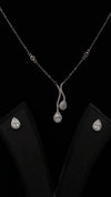 925 Silver Twin Drop Grace Set