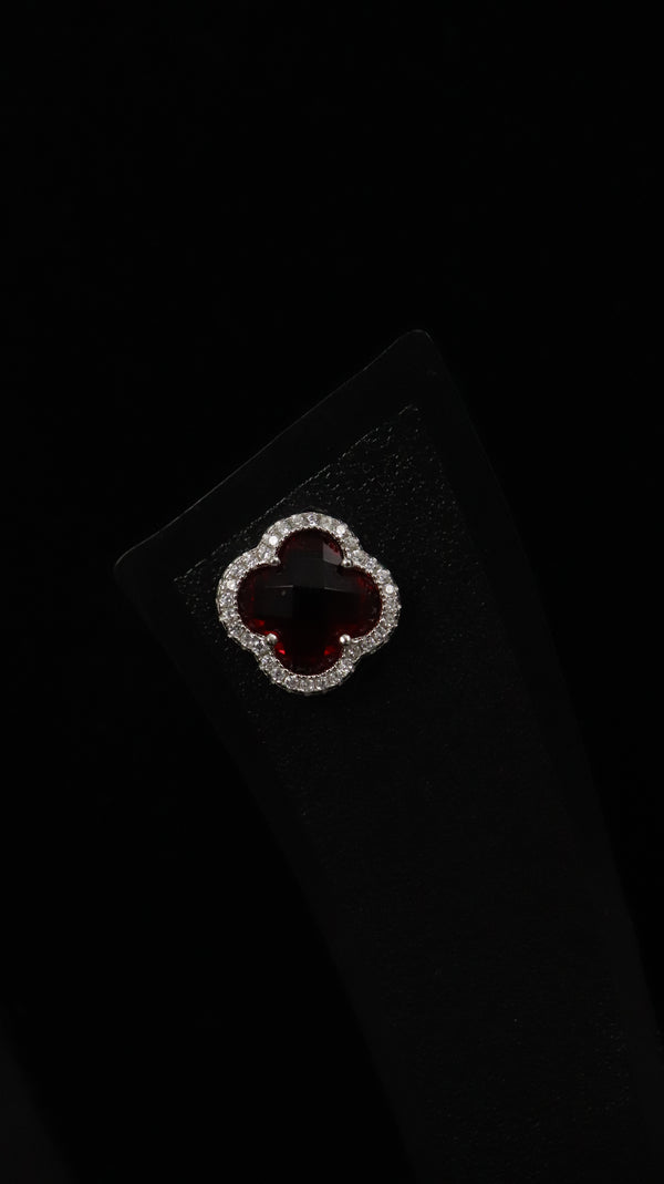 925 Silver Ruby Glow Set