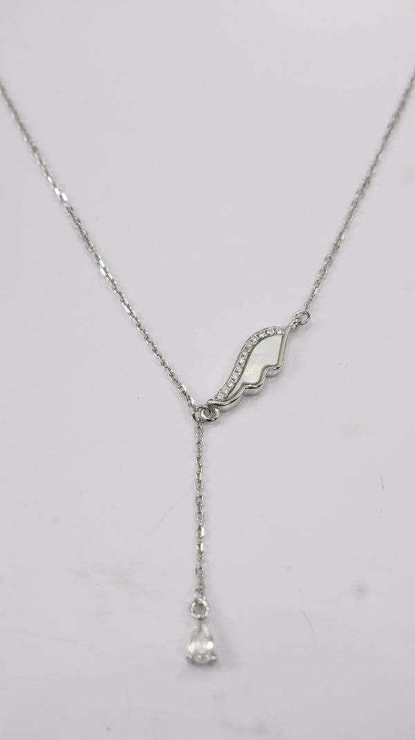 925 Silver Angel Wing Drop Set