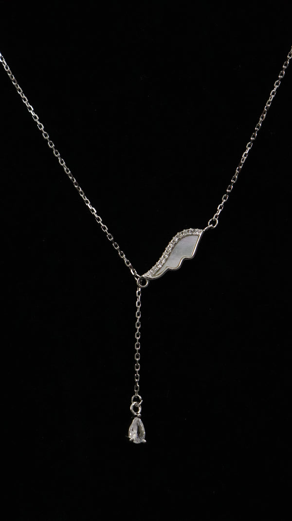 925 Silver Angel Wing Drop Set