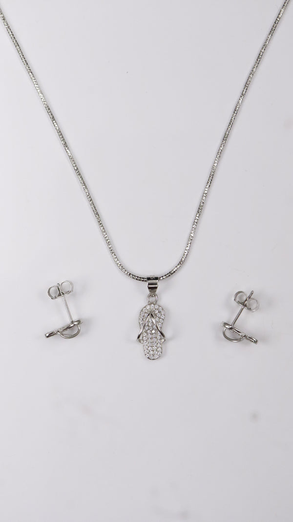 925 Silver slipper Spark Set