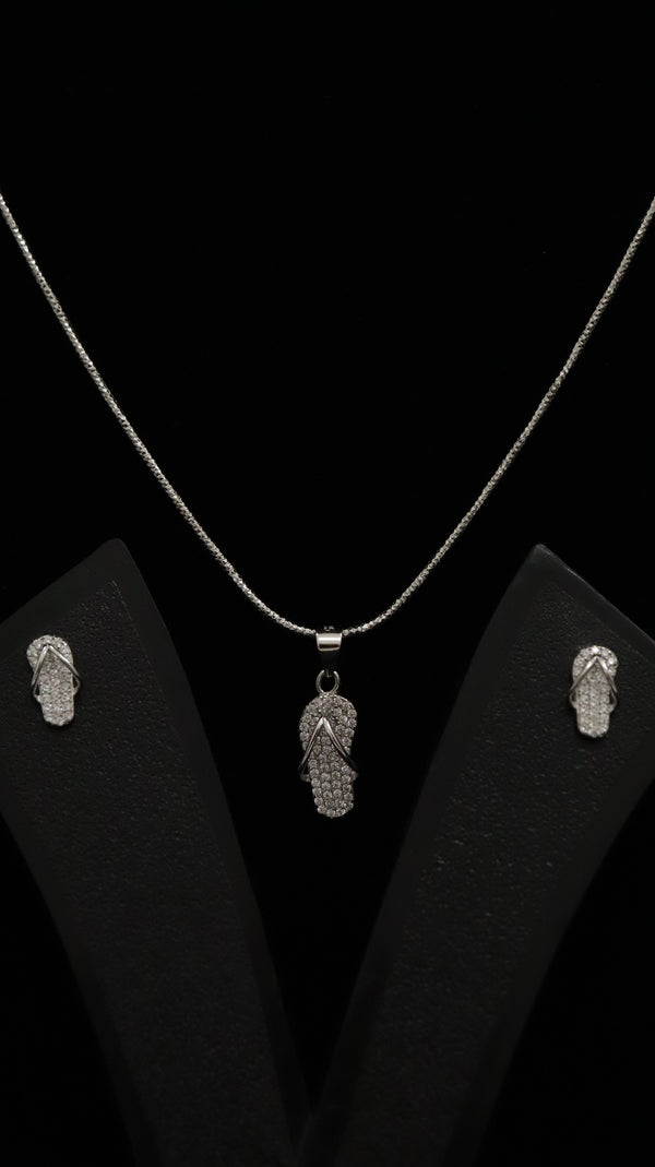 925 Silver slipper Spark Set