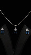 925 Silver Blue Grace Set