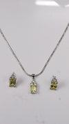 925 Silver yellow Grace Set