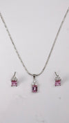 925 Silver Pink Grace Set