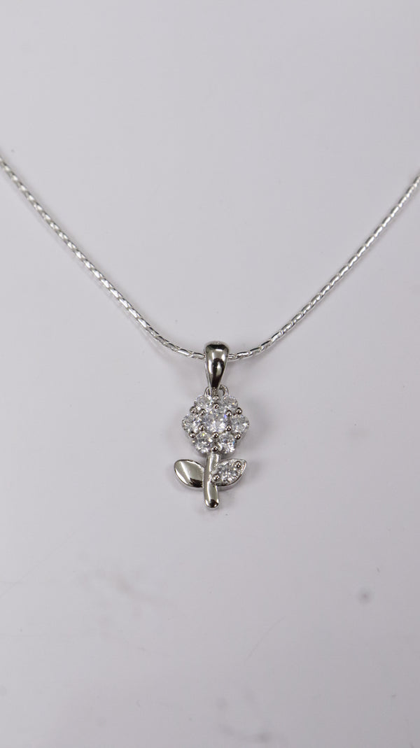 925 Silver Bloom Spark Set