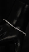 92.5 Sterling Silver Classic Shine Tennis Bracelet.