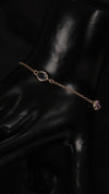 92.5 Sterling Silver Pastel Orbit Bracelet [Rose Gold]