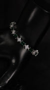 92.5 Sterling Silver Green Sparkle Premium Bracelet