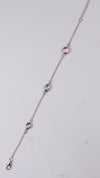 92.5 Sterling Silver Pastel Orbit Bracelet