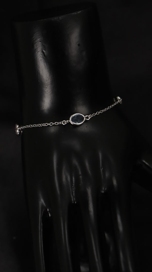 92.5 Sterling Silver Pastel Orbit Bracelet