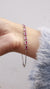 92.5 Sterling Silver Ruby Pop Bracelet