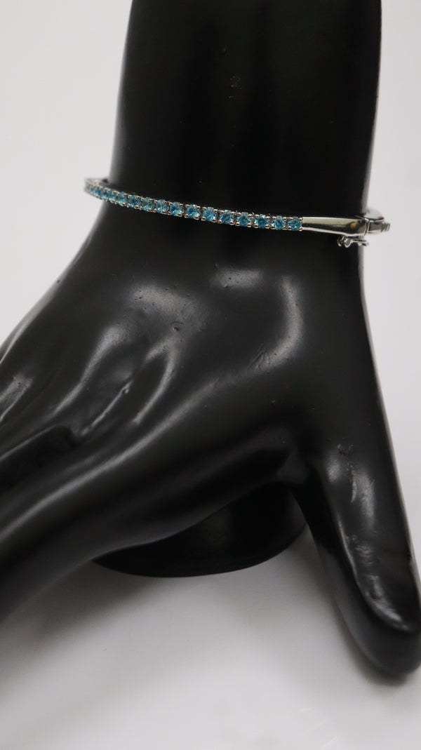 Blue Mist Tennis Kada Bracelet