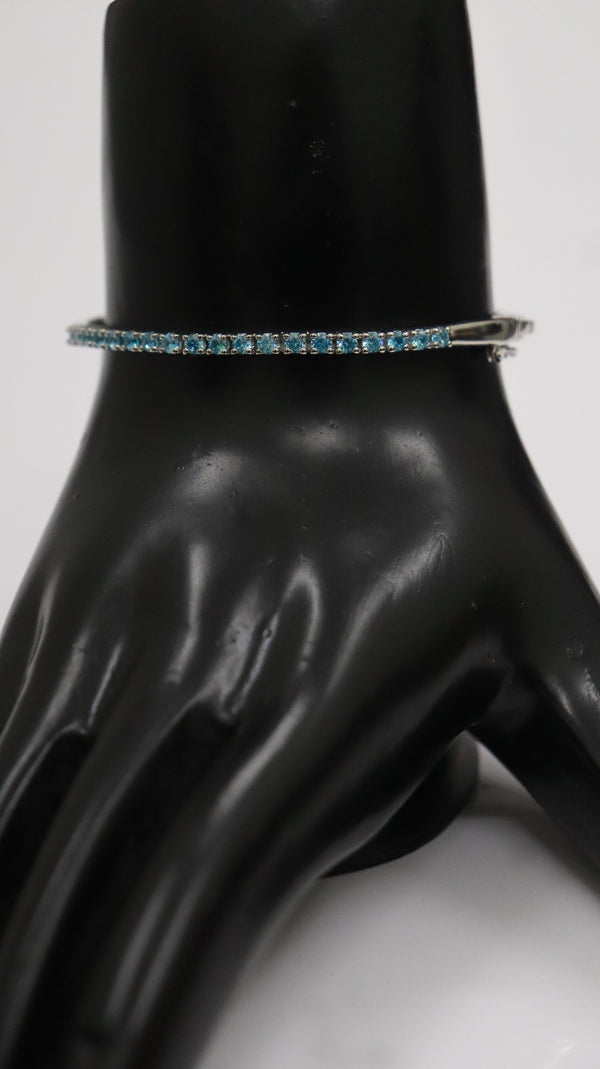 Blue Mist Tennis Kada Bracelet