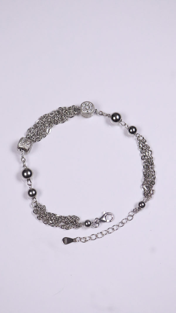 Silver Rain Bracelet