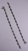 (Pair) Neelima Silver Oxidised Anklet